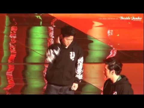 [FANCAM] 111230 JUNHO KBS Gayo Daejun dry rehearsal
