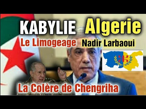 KABYLIE ALGERIA DISMISSAL OF NADIR LARBAOUI AND CHENGRIHA'S ANGER A SCANDAL CITED BY SIFAOUI