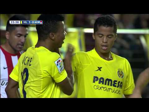 Gol de Uche (1-0) en el Villarreal CF - UD Almería - HD