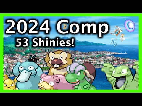 53 Shiny Pokémon I Found Last Year! - 2024 Compilation