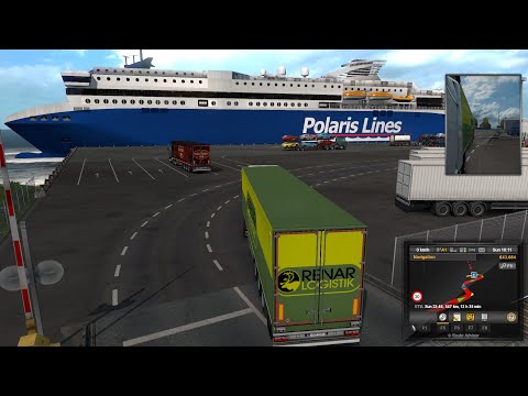 EP.65 Narva (Estonia) to Linköping (Sweden) - Euro Truck Simulator 2