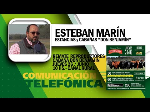ESTEBAN MARIN - REMATE de CABAÑA DON BENJAMIN