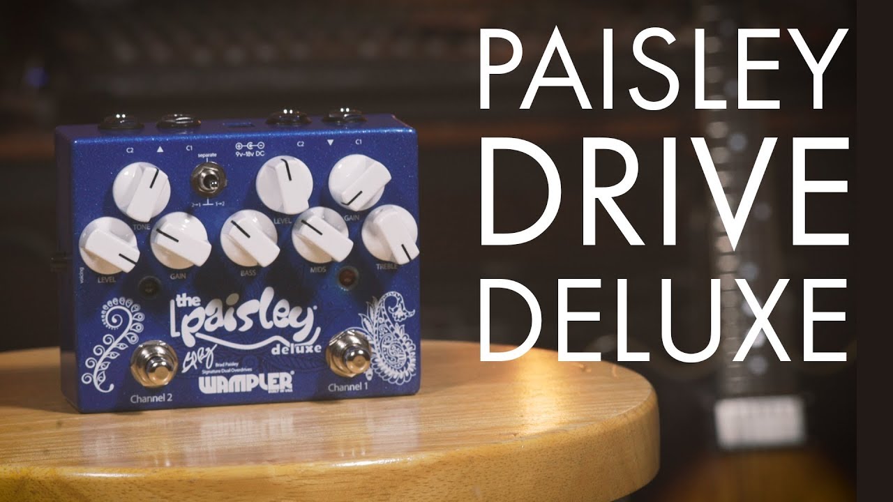 Wampler Paisley DELUXE Overdrive Pedal