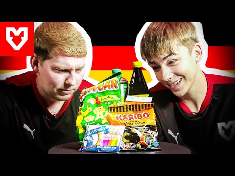 MOUZ NXT tries 🇩🇪German Snacks [Part 1]