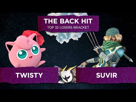 The Back Hit Top 32 - Twisty (Wario, Jigglypuff) vs Suvir (Sheik)