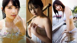 乃木坂46 与田祐希 可愛いグラビア画像集。1st写真集『日向の温度』で初の水着姿を披露！胸チラ谷間もセクシーで透け乳首しているようにも見えるサービスショットも！nogizaka46 yoda