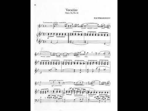 Rachmaninov: Vocalise - op.34 n.14 (on recorder)