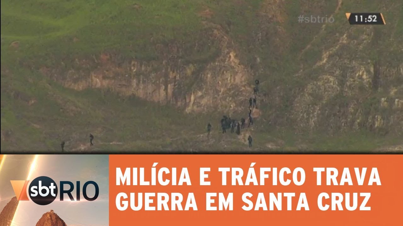 Dia de guerra entre milicianos e traficantes em Santa Cruz