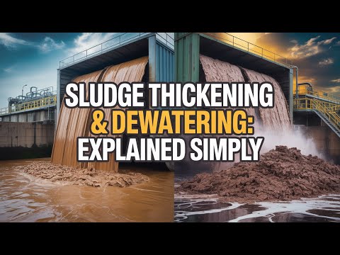 Sludge Thickening & Dewatering: Explained Simply