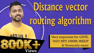 Lec-58: Distance vector routing algorithm in hindi | Computer Networks