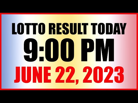 Lotto Result Today 9pm Draw June 22, 2023 Swertres Ez2 Pcso