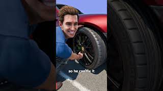 The Fake Wobbly Tire Scam 😨