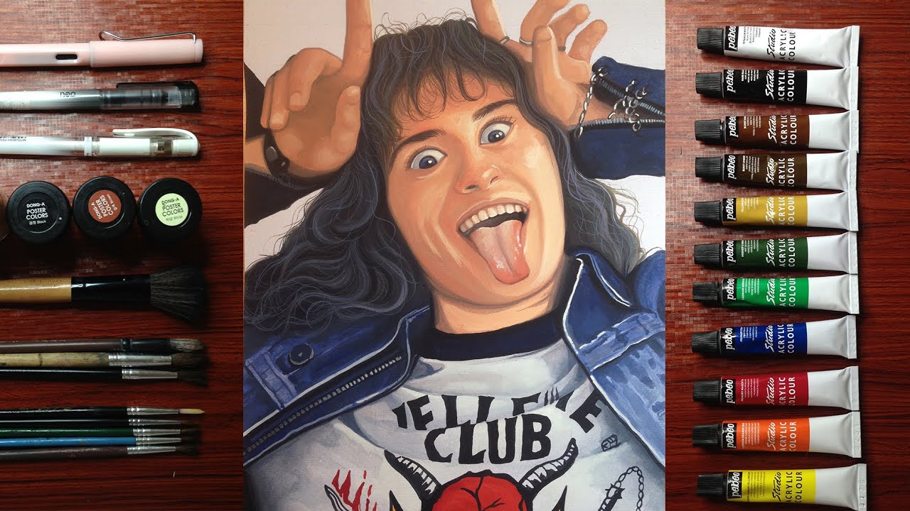 Painting  Eddie Munson 