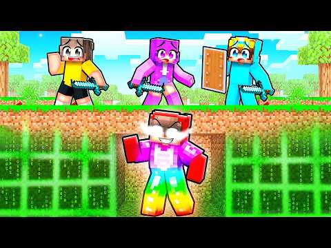 OP HACKER vs Hunters in Minecraft!