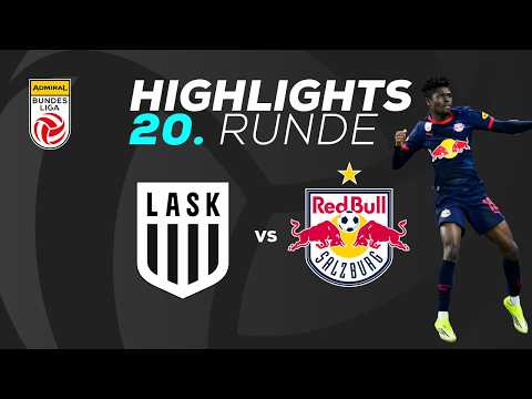 LASK vs FC Red Bull Salzburg 19. Runde ADMIRAL Bundesliga 2025/26