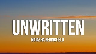 Natasha Bedingfield - Unwritten (Lyrics) Sped up