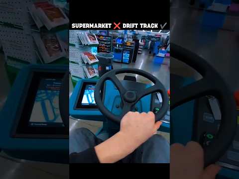 When your supermarket is your drift track #drift #shorts