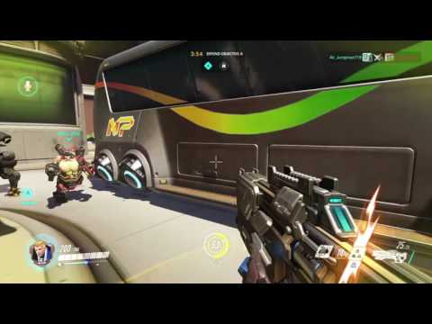 Overwatch Launch MP gameplay pt36 - Soldier on a TEAR! Sweet Killstreak
