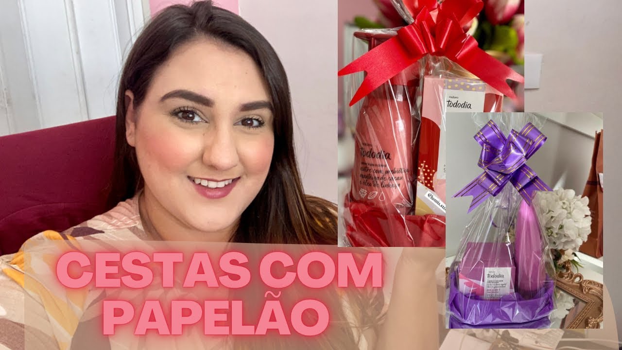 COMO EU MONTO AS CESTAS DE KITS COM PAPELÃO ( CAIXA DAS MARCAS) | MUITO RÁPIDO E FÁCIL
