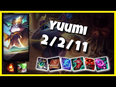 Yuumi 11.1 Gameplay Challenger Replay S11 Support (2/2/11) - NA