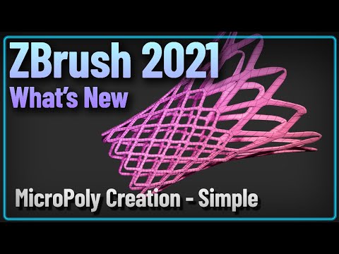 045 ZBrush 2021 Custom MicroPoly Creation Simple Version