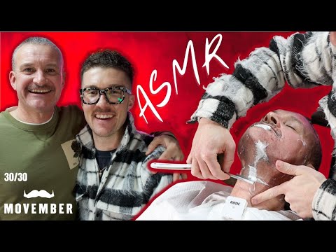 The FINAL Shave✨ASMR✨London Barber Shop 💈Shave 🪒 MOVEMBER DAY 30/30 👨🏻
