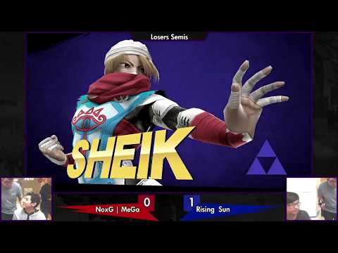 MeGa (Ike) vs Rising Sun (Sheik, Marth, DK) - Losers Finals - NYU Spring '17 Weekly #9