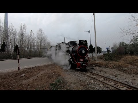 C2 Narrow gauge (2ft6in 762mm) steam locomotive in Henan China