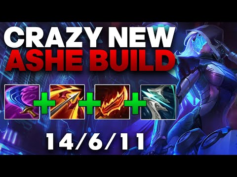 Ashe ADC Gameplay - This Weird New Ashe Build Deals Insane Damage | League of Legends