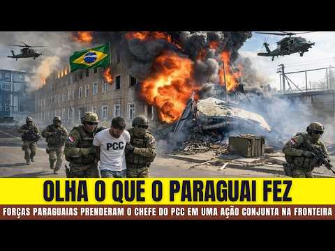 BRASIL EM ALERTA: Paraguai Prende Líder do PCC na Fronteira