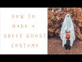 How To Make A Sheet Ghost Costume! Vlogtober Day 5!