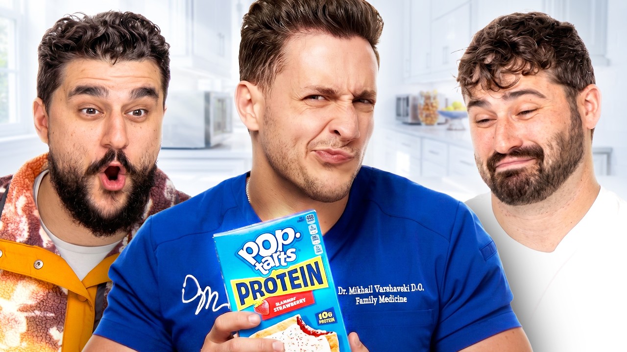 Trying The Best & Worst Protein Snacks ft. Basement Yard