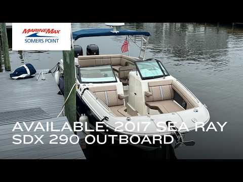 2017 Sea Ray SDX 290 Outboard Video