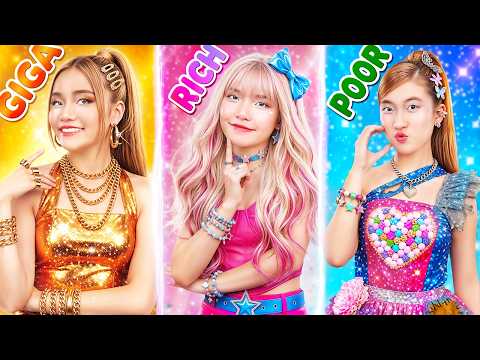 Poor Vs Rich Vs Giga Rich Girl At Fashionista Contest!