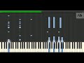 Pink Floyd High Hopes Adelina Piano Synthesia Tutorial
