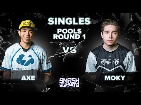 Axe vs moky - Melee Singles: Pools Round 1 - Smash Summit 8 | Pikachu vs Fox