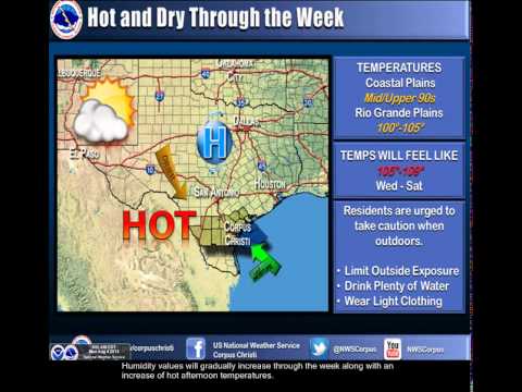 Weather Video Briefing August 4, 2014