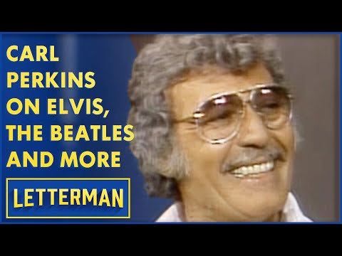 Carl Perkins Sings "Blue Suede Shoes," Talks Elvis | Letterman