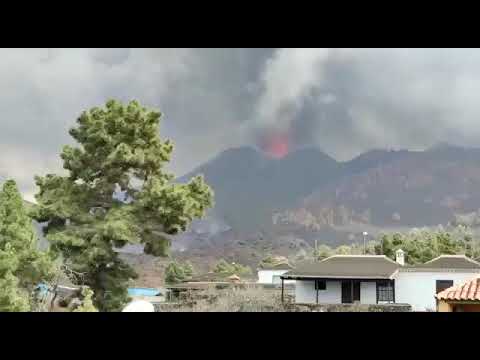Magestuosa explosión y onda expansiva del VOLCÁN de la PALMA (dia 6)