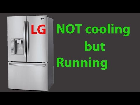 LG fridge not cooling but running
