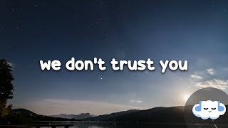 Future, Metro Boomin - We Don't Trust You (Clean - Lyrics)