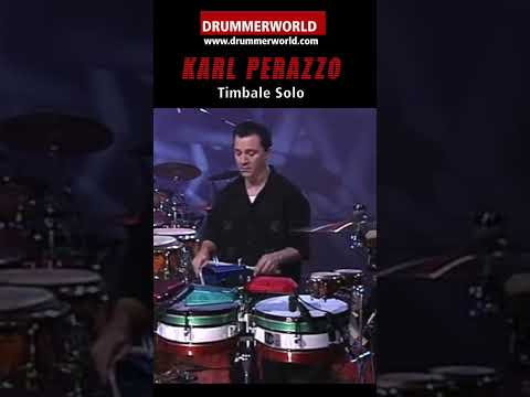Karl Perazzo (Santana): SHORT TIMBALES SOLO #karlperazzo  #timbales  #latin  #drummerworld