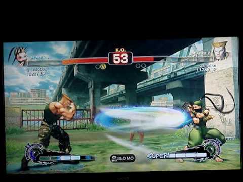 SSF4: Q Lee (Ibuki) vs gameinn (Guile) - Japanese XBL Ranked