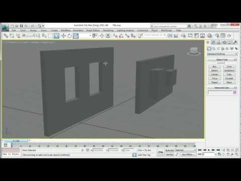 Video Corso Autodesk 3ds Max tutorial 10 - ProBoolean