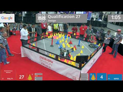 2018 VEXU Design Q27 - PALT1 vs WPI0 - 75 to 46