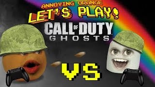 Annoying Orange Let's Play Call Of Duty Ghosts #2: Marshmallow Fight!