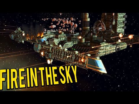 Imperial Fleet Vs Chaos Fleet - Warhammer 40k Fire In the Sky (Star Wars Empire at War)