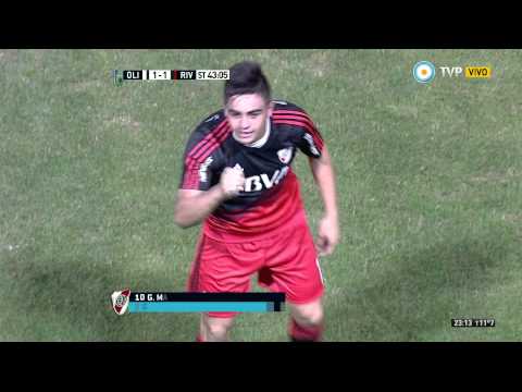 Gol de Martínez. Olimpo 1 - River 1 | Primera División 2015 - Fecha 15