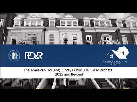 The American Housing Survey Public Use File Microdata: 2015 and Beyond