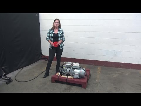 Busch Oil Lubbricated Vacuum Pump Demonstration